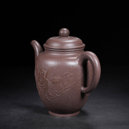 Chinese Yixing Zisha Clay Handmade Exquisite Teapot （秋水 底款：杨季初）