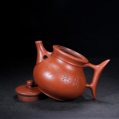 Chinese Yixing Zisha Clay Handmade Exquisite Teapot（酒壶 底款：顾景舟）