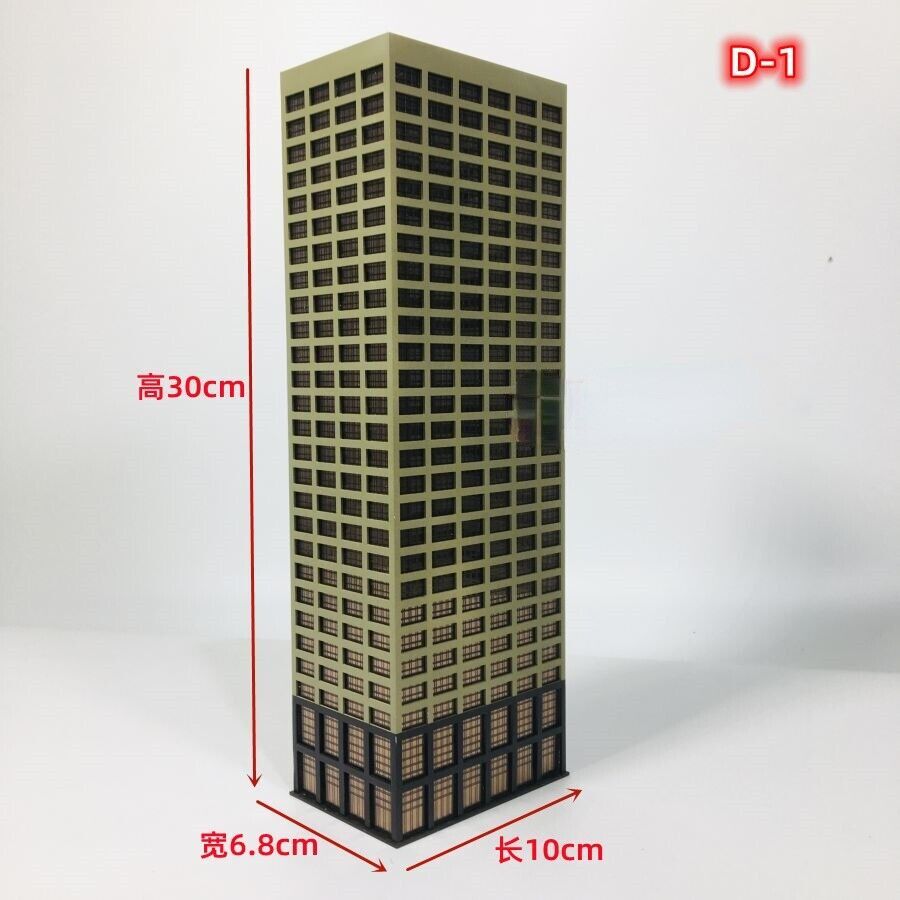 City HighHouse 1:300 Architectural Model Skyscraper Scene Building Model