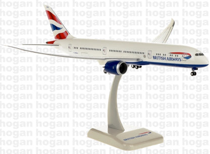 1:200 32CM Hogan BRITISH AIRWAYS BOEING 787-9 Plane ABS Plastic Aircraft Model