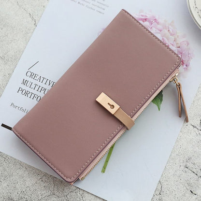 Long Wallet Purses Tassel Coin Card Holder Wallets Synthetic Leather Clutch Bag
