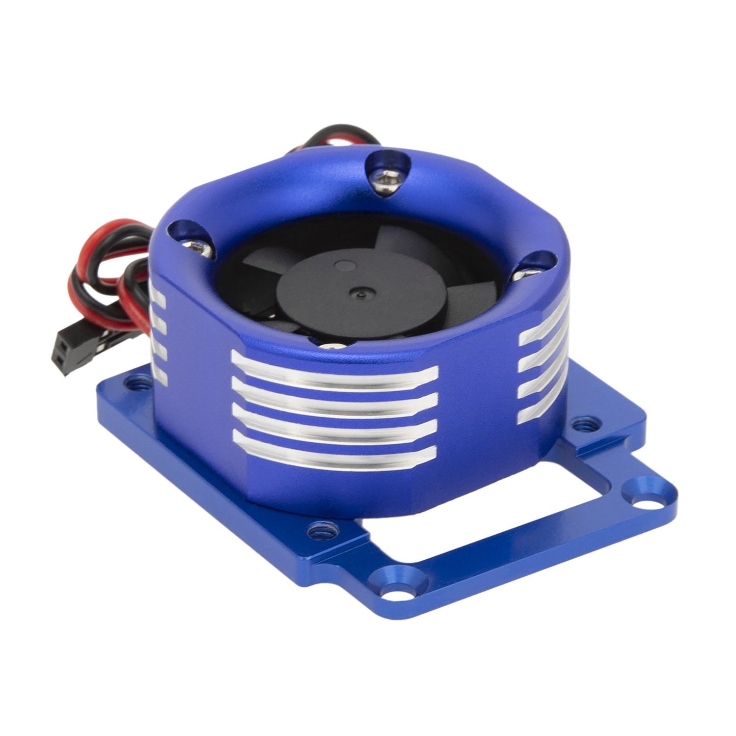Blue Motor Cooling Fan Motor Radiator For TRAXXAS 4WD SLEDGE Monster 1/8 Truck;