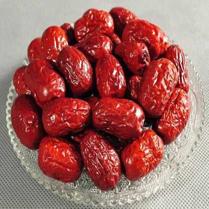 Organic Spring Jujube Dried Fruit Red Dates Chinese Herbal Green Food 250g