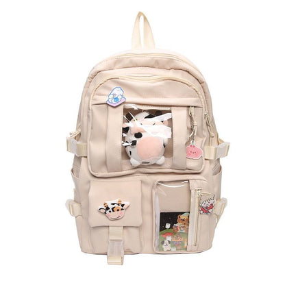 Travel Book Bag Large Backpack Waterproof Nylon Schoolbag College Laptop Bag 1PC