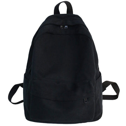 School Backpack Women Cotton Canvas School Bag Girl Backpacks Ladies
