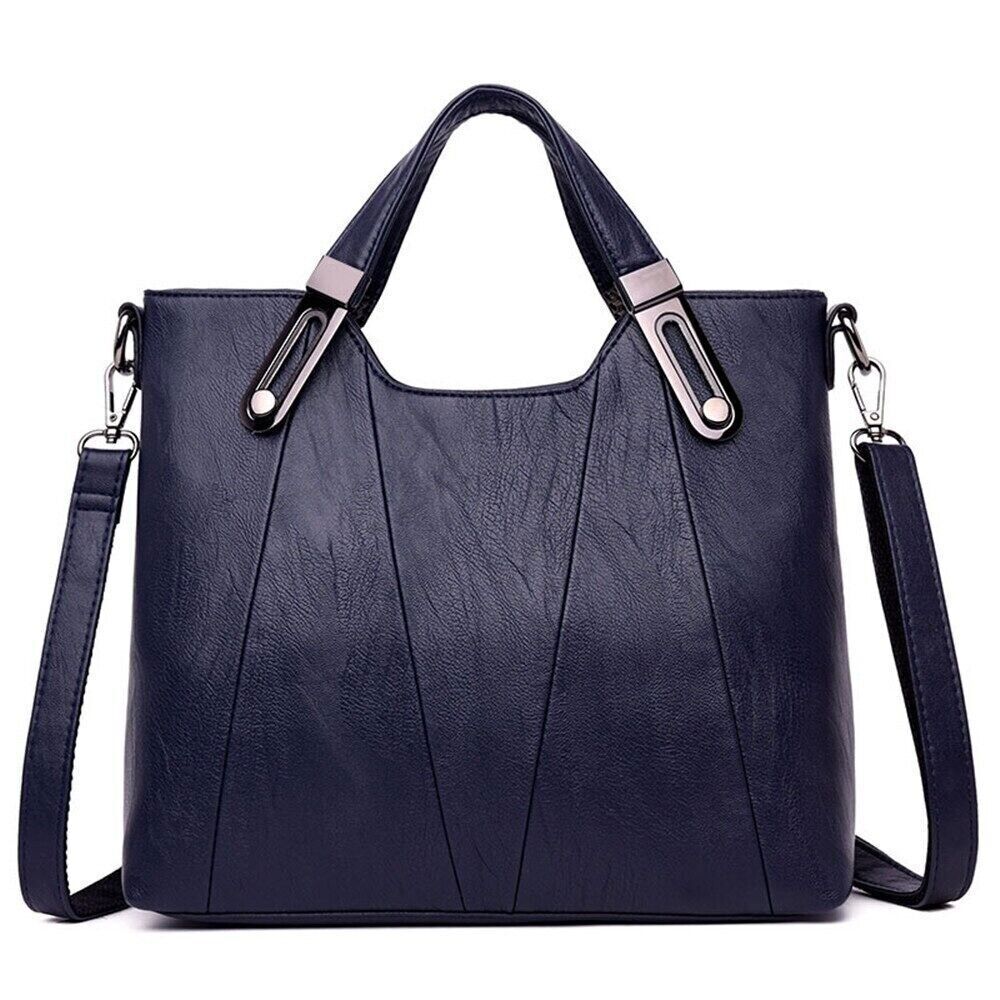 brand luxury women pu leather shoulder bag handbag messenger tote bag