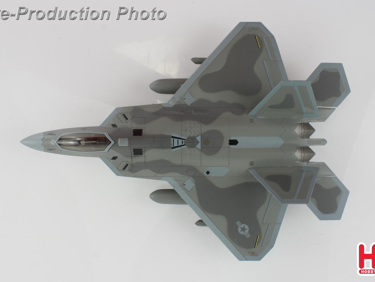 1:72 HM Lockheed F-22 Raptor Edwards AFB, 2022 Fighter Diecast Aircraft Model