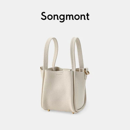 Songmont medium Fashion Series Vegetable Basket Handbag Bucket Bag