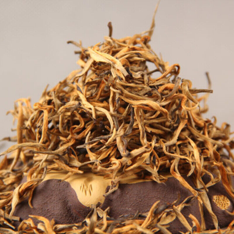 Yunnan Spring Tea Top Gold Wire Black Tea Red Single Bud Organic Dian Hong Tea