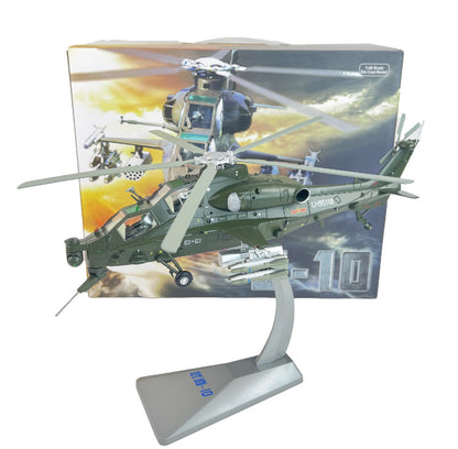 35CM 1:48 China Z-10 Helicopter Plane Airplane Diecast Military Aircraft Model