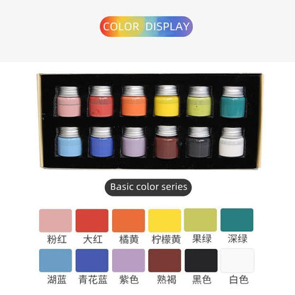Pottery Underglaze Process Color Glazes Ceramics Painting Coloring Materials 25g