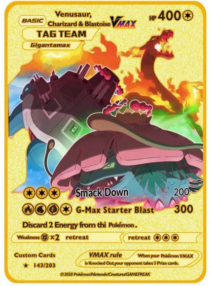 Pok é mon Super Dream Al Zeus Pet Elf Pocket Monsters Metal Card