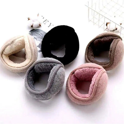 Women Men Winter Earmuff Soft Fleece Plush Thicken Warmers Ear Cover Protections
