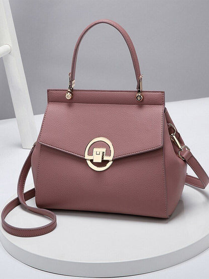 Autumn Winter Leather Lady Handbag Leisure Business Slant Leather Bag Shoulder