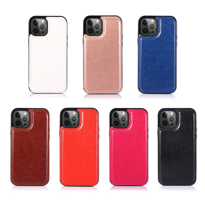 Flip PU Leather with Card Holder Wallet Stand Phone Case for Samsung S26/S25/S24