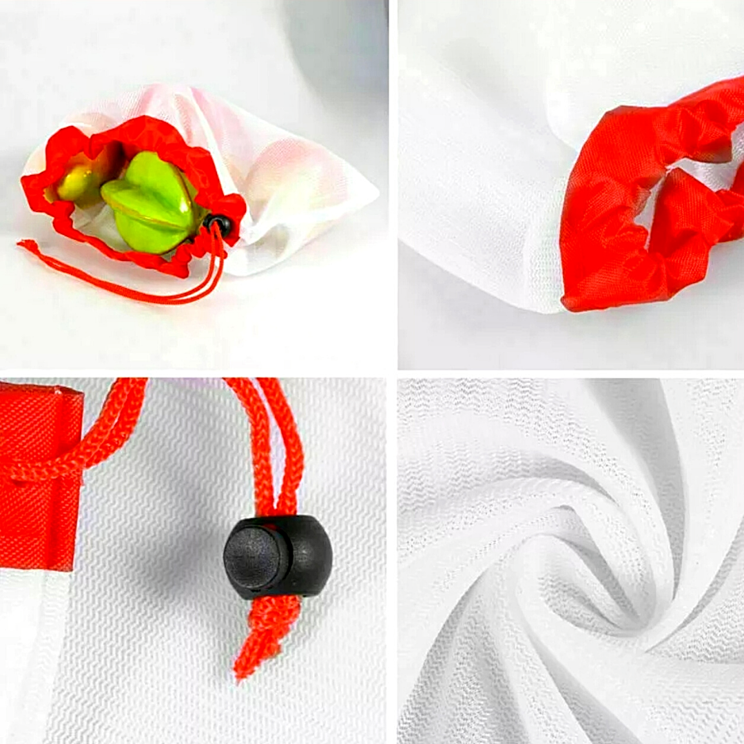 Bolsas Bags Mallas Para Cocina Juguetes Frutas Resistente Reutilizable 3Pz US