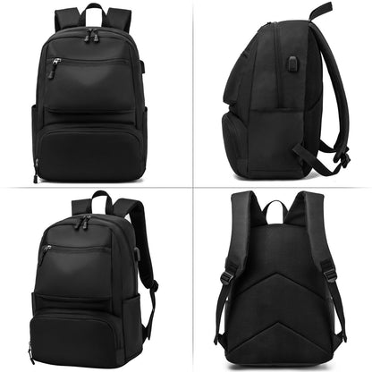 Waterproof Backpack Business Large 15.6 Inch Laptop Computer Rucksack School Bag
