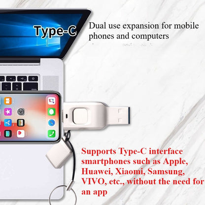 Dual use fingerprint encryption USB flash drive for mobile phone and computer