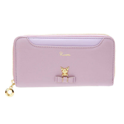 New Cinnamoroll kuromi Cute Long Wallet Silver Bag Handheld Bag in Stock