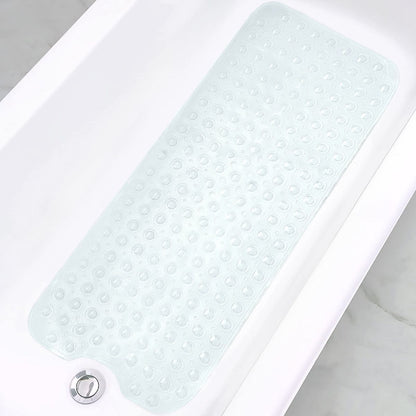 Bathtub Mats PVC Large Bathroom Safety Shower Non-Slip Suction Cups Pad 40x100cm