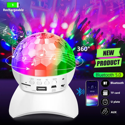 Miniteca Andante Parlante Altavoz Bocina Bluetooth Portatil Recargable Con Luz