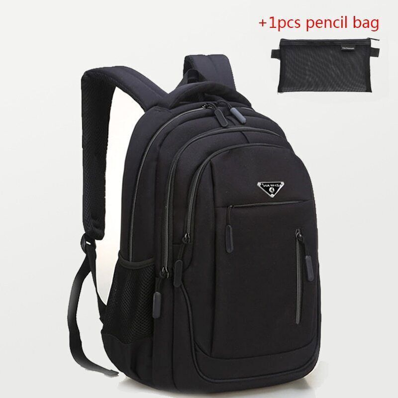 Backpack Men Laptop Backpacks 15.6 Oxford High School Bags Teen Student Backpack