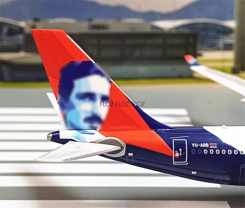 for Phoenix Air Serbia for Airbus A330-200 YU-ARB 1:400 Aircraft Pre-built Model