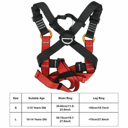 Safety Belt Child Body Harness Climbing Protection Adjustable Outdoor Equipment