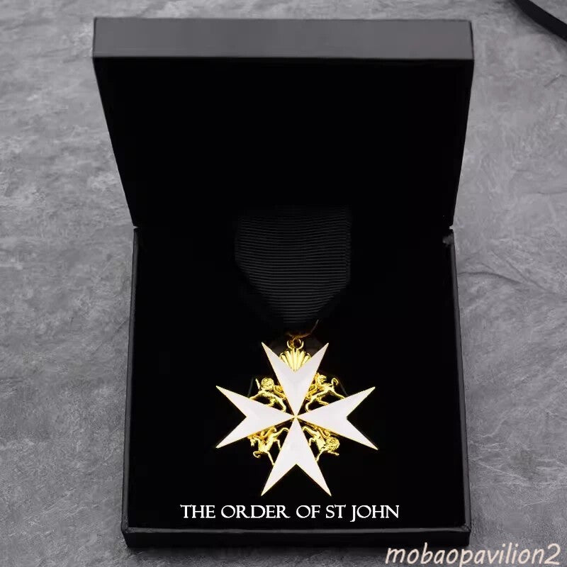 New Order of St. John in Jerusalem UK Knights Commander's Cross Medal W Box