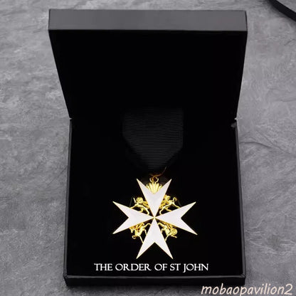 New Order of St. John in Jerusalem UK Knights Commander's Cross Medal W Box