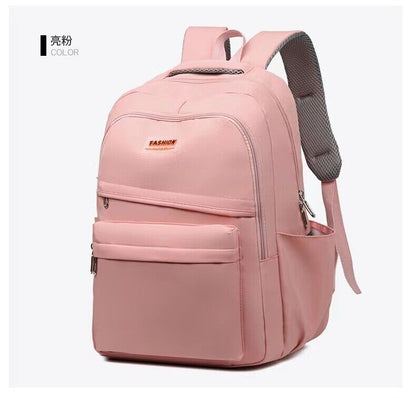 18" Canvas Boy Girls School Bag Book Bag Women Laptop Travel Backpack Rucksack