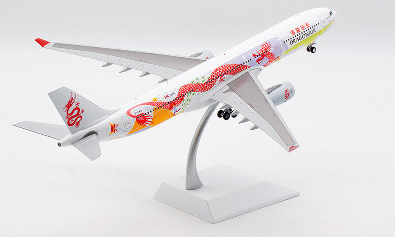 JC Wings Dragonair 20th Anniversary Airbus A330-300 B-HWG Hualong 1:400 MODEL