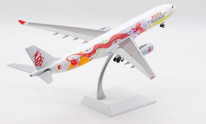 JC Wings Dragonair 20th Anniversary Airbus A330-300 B-HWG Hualong 1:400 MODEL