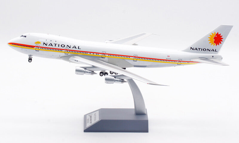 1:200 35CM InFlight NATIONAL BOEING 747-100 Passenger Airplane Diecast Model