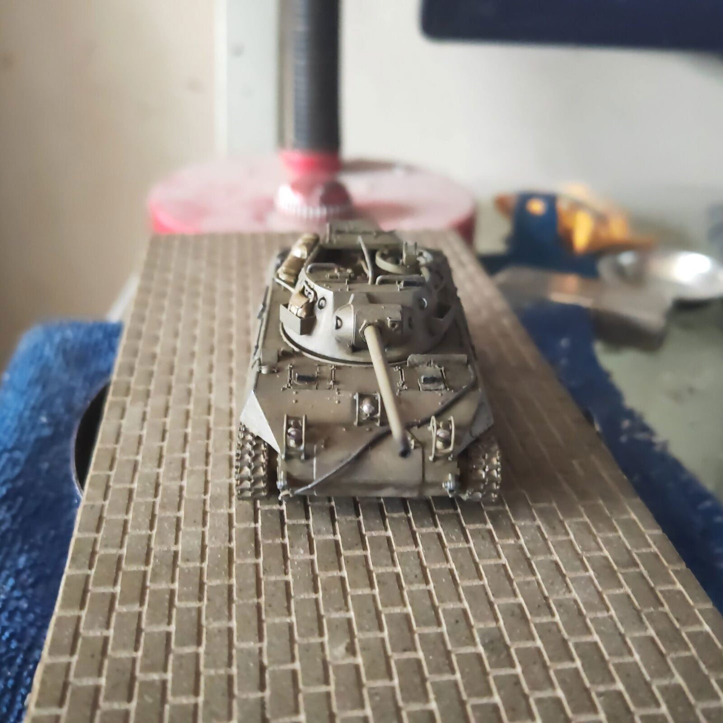 Homemade 1/72 WWII U.S. Hellcat Military Tank Destroyer Artifact Static Model