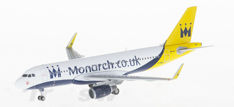 1:400 GeminiJets Monarch AIRBUS A320 Passenger Airplane Diecast Aircraft Model