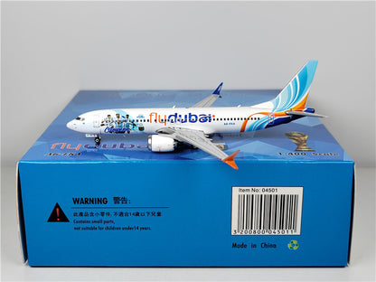 1:400 Phoenix flydubai BOEING B737MAX8 Airplane Diecast Aircraft Plane Model