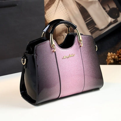 Pillow Shoulder Bag Patent Leather Handbags Messenger Clutch 33*13*22/29*12*20CM