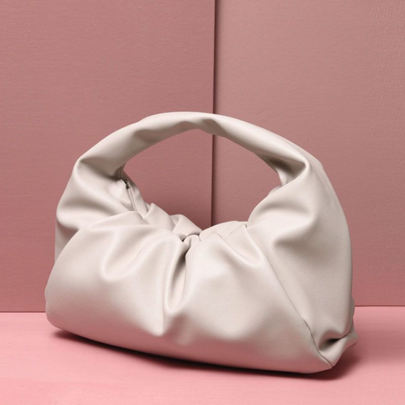 Pouch Genuine Soft Leather Cloud Bag Handbag Purse Clutch Dumpling Shoulder Bags