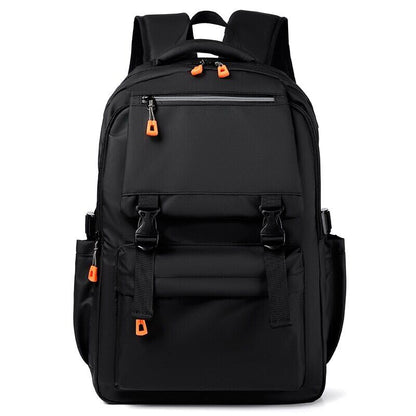 Black Backpack Men Women Laptop Bag Sport Travel Bagpacks Student Schoolbag