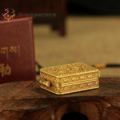 1.5inch Vintage Tibet Buddhism Six Words Mantra Necklaces Amulet Necklace