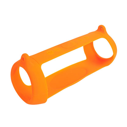 Orange Bluetooth Speaker Silicone Cover Cushion With Strap For JBL Charge 5 c