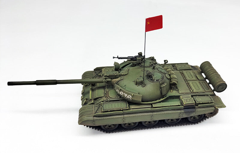 1/72 Scale Homemade Soviet T62BDD Main Battle Tank Far East Green Finished Model