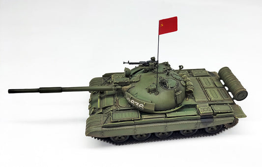 1/72 Scale Homemade Soviet T62BDD Main Battle Tank Far East Green Finished Model