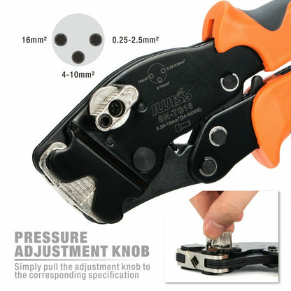 SN-TG16 0.25-16mm² Tubular Terminal Crimping Pliers Hand Tools Ferrule Clamps