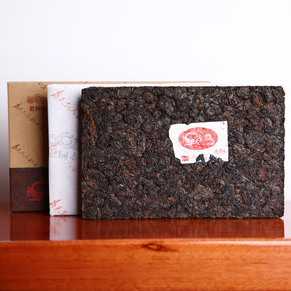 2018 Haiwan Old Comrade 9908 Ripe Pu-erh Lao Cha Tou Old Brick Shu Puer Tea 500g