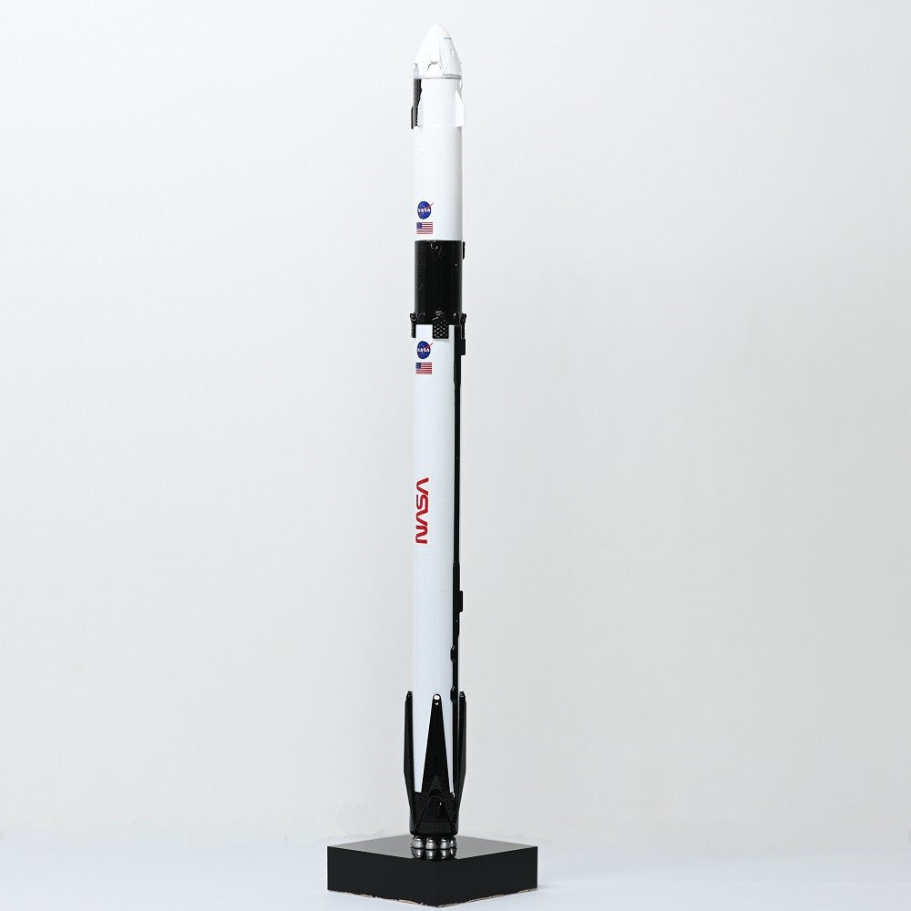 1:233 Space X Falcon 9 Crew Dragon Spacecraft Rocket Model Toy