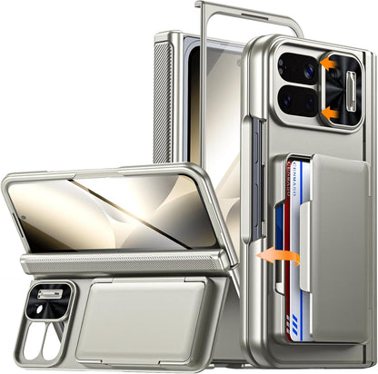 for Google Pixel 10 Pro Fold Case with Card Holder [RFID Blocking] Camera Cover,