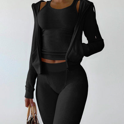 Jacket Tracksuit Two Piece Set 2 Pieces Sets Women Outfit Sweatsuit Jackets