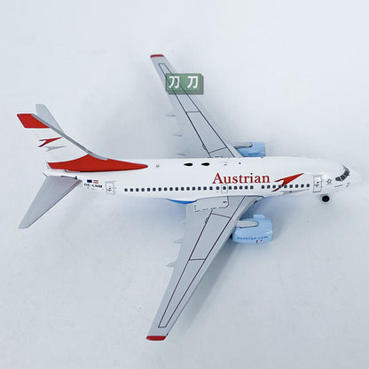 1:400 PandaModel Austrian B737-600 OE-LNM Passenger Airplane Diecast Model